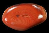 Polished, Banded Carnelian Agate - Madagascar #145941-1